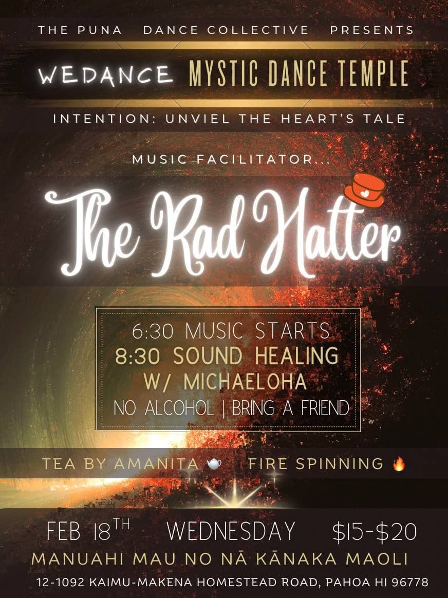 WeDance: The Rad Hatter (Ecstatic Dance)