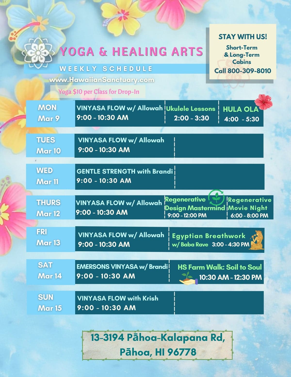 Vinyasa Flow with Allowah (Monday)