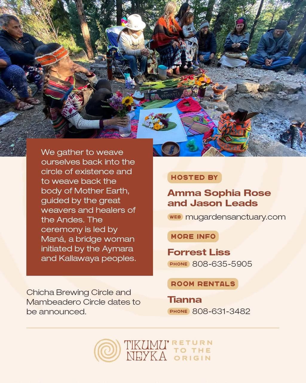 Andean Ceremony with Victoria Maná