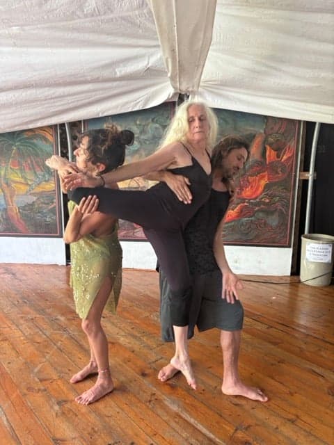 Partner Acro with Lilia & Wayne