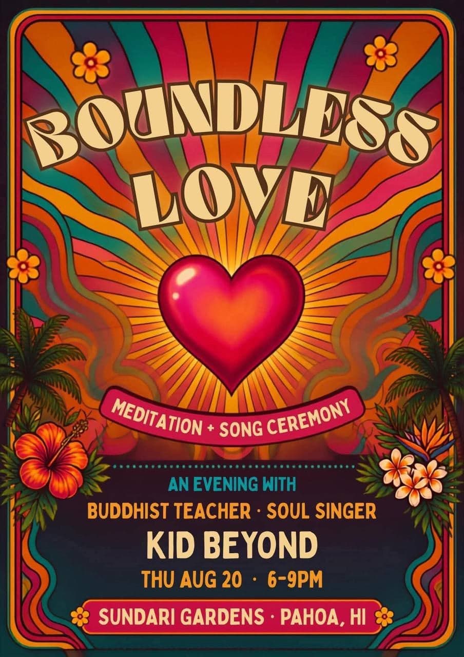 Boundless Love: Meditation + Song Ceremony with Kid Beyond