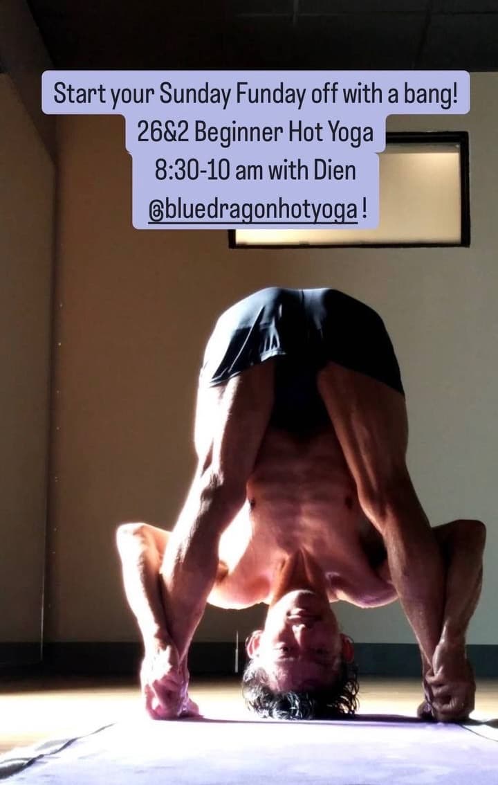 26&2: Level 1 Hot Yoga (Sundays)
