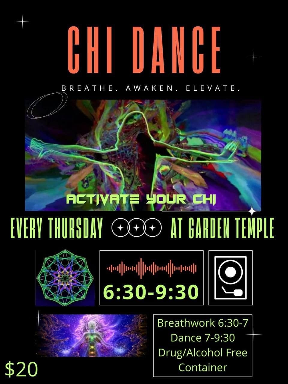 Chi Dance at Garden Temple