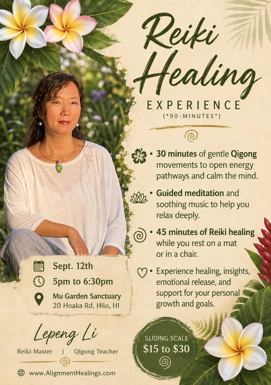 Reiki Healing Experience (90 minutes)