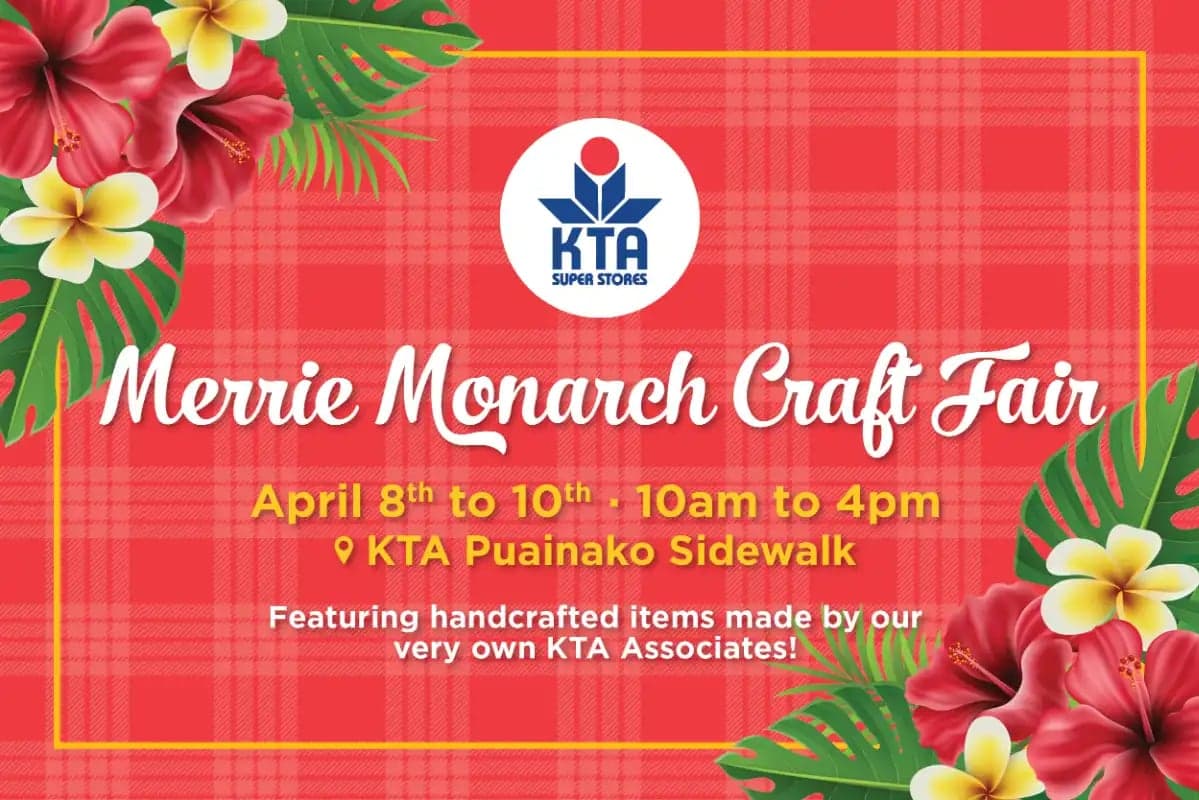 Merrie Monarch Craft Fair at KTA Puainako