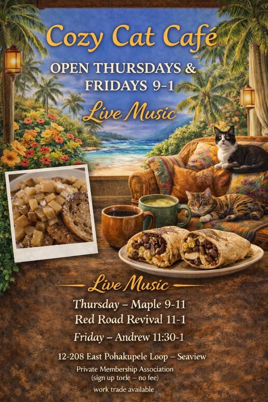 Maple Live at Cozy Cat Café (Thursdays)