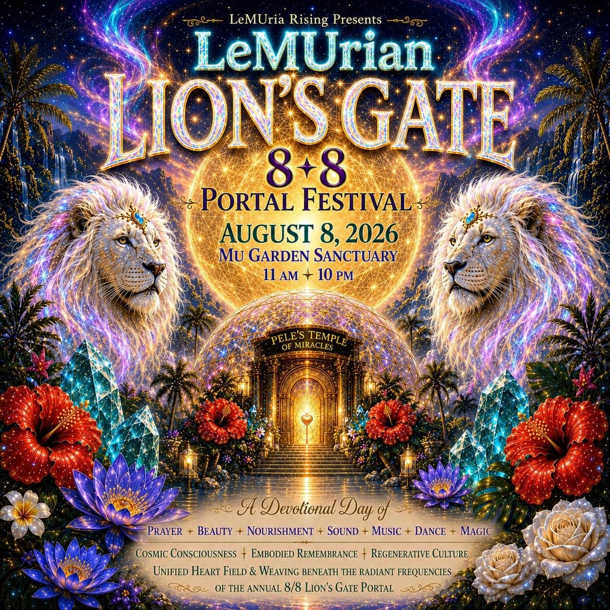 LeMURian Lion’s Gate 8•8 Portal Festival