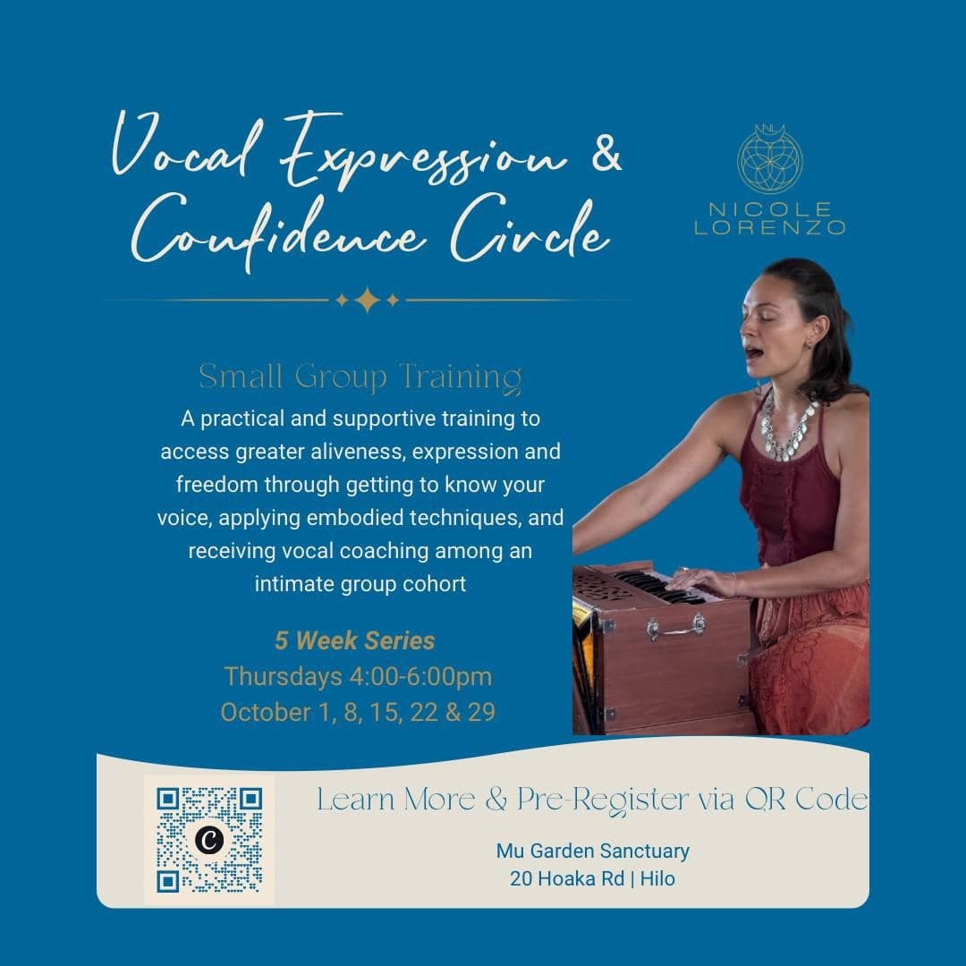 Vocal Expression & Confidence Circle (5-Week Series)