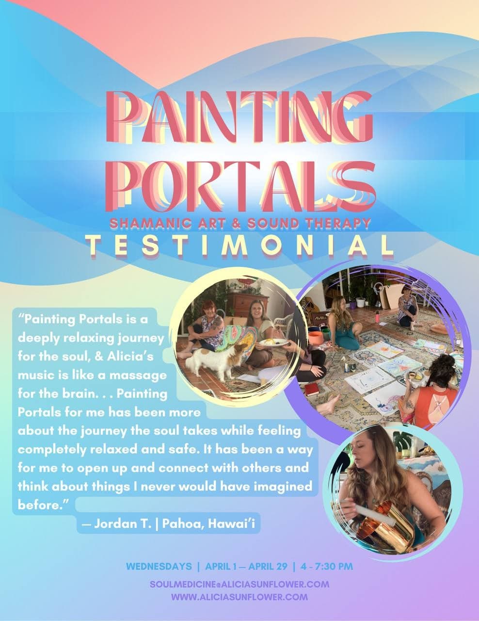 Painting Portals: Shamanic Art & Sound Therapy