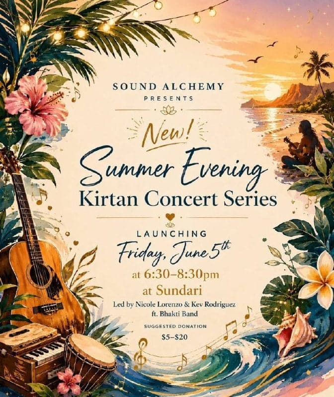 Summer Evening Kirtan Concert Series – Launch Night