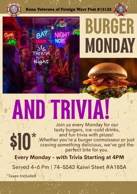 Burgers & Trivia
