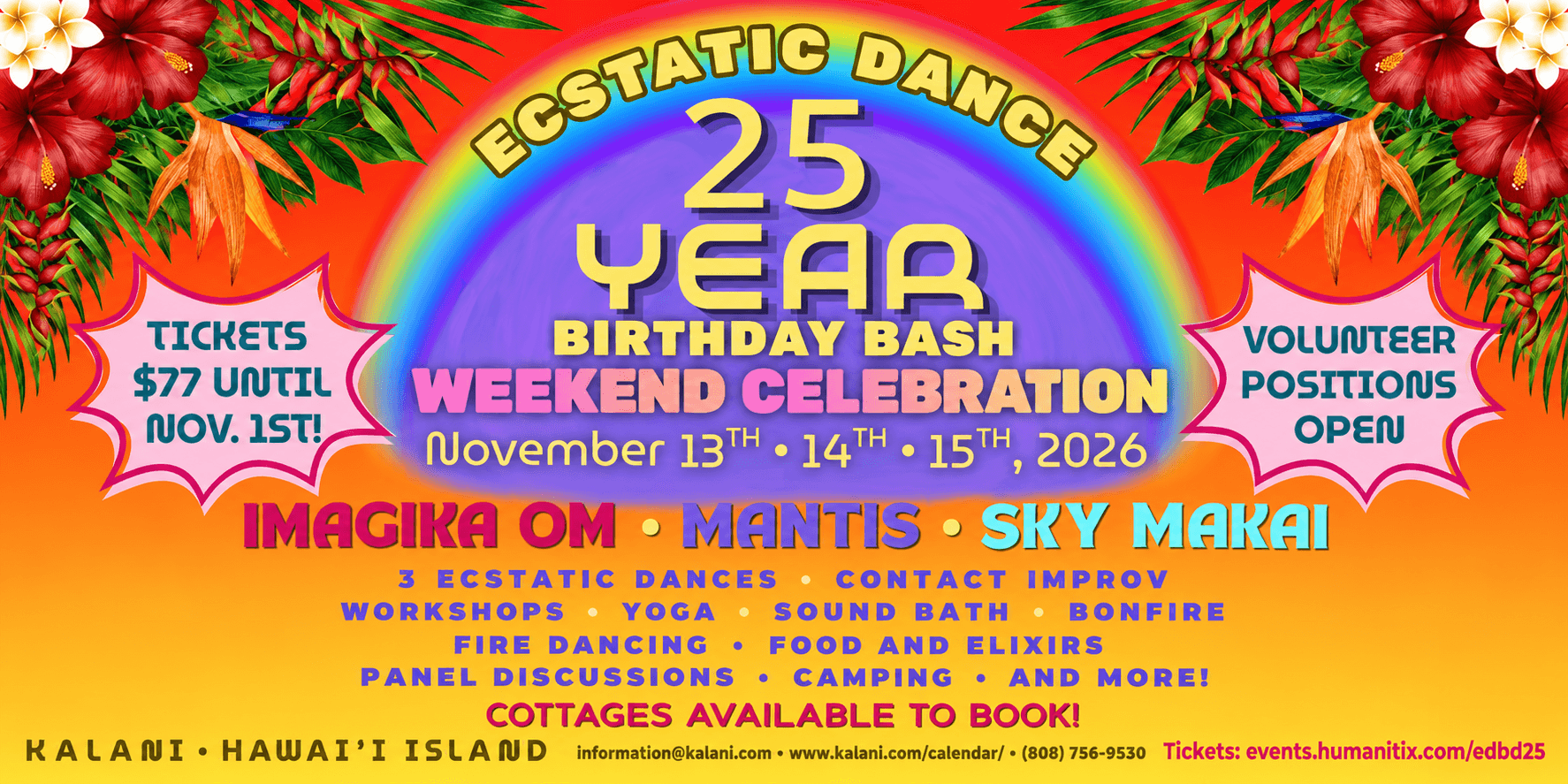 Ecstatic Dance 25-Year Birthday Bash