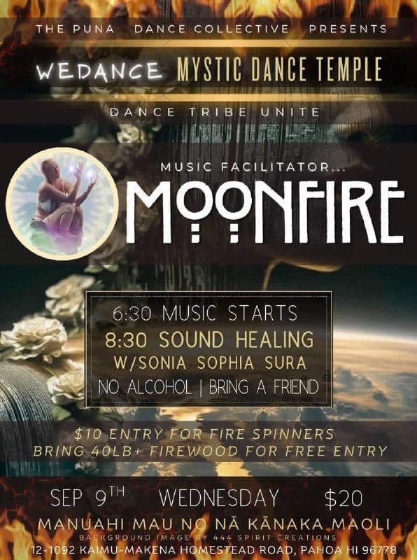 WeDance Wednesday: Moonfire (Mystic Dance Temple)