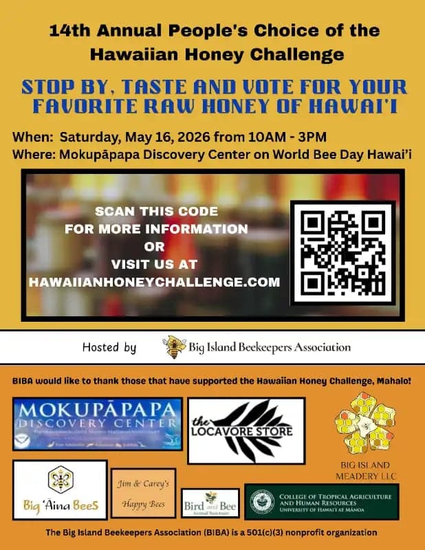 14th Annual People's Choice Hawaiian Honey Challenge