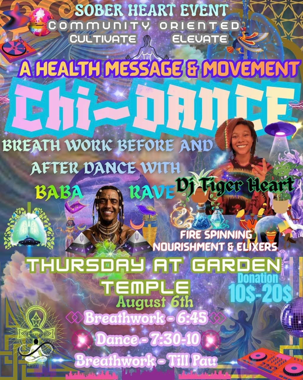 Chi-Dance: Breathwork & Dance at Garden Temple