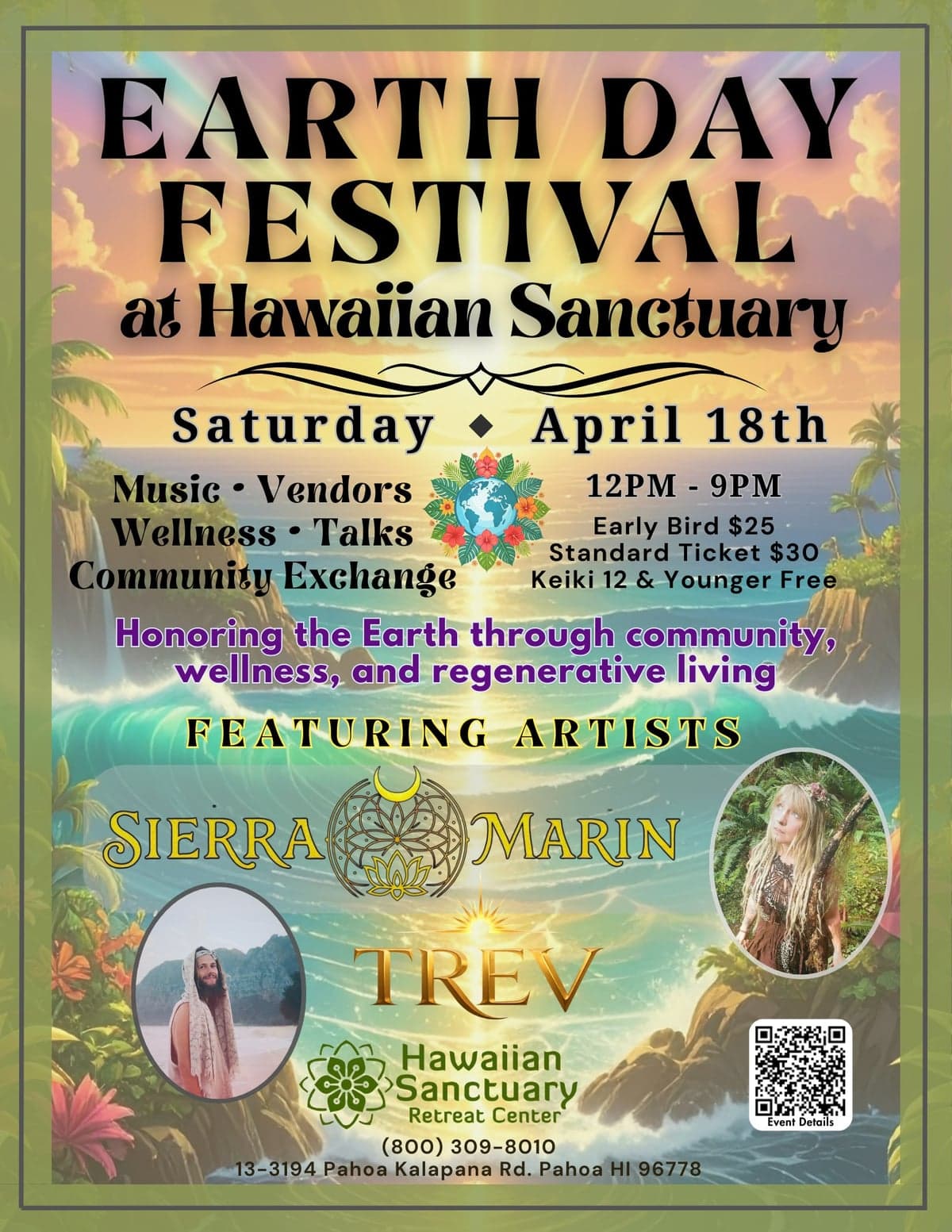 Earth Day Festival at Hawaiian Sanctuary
